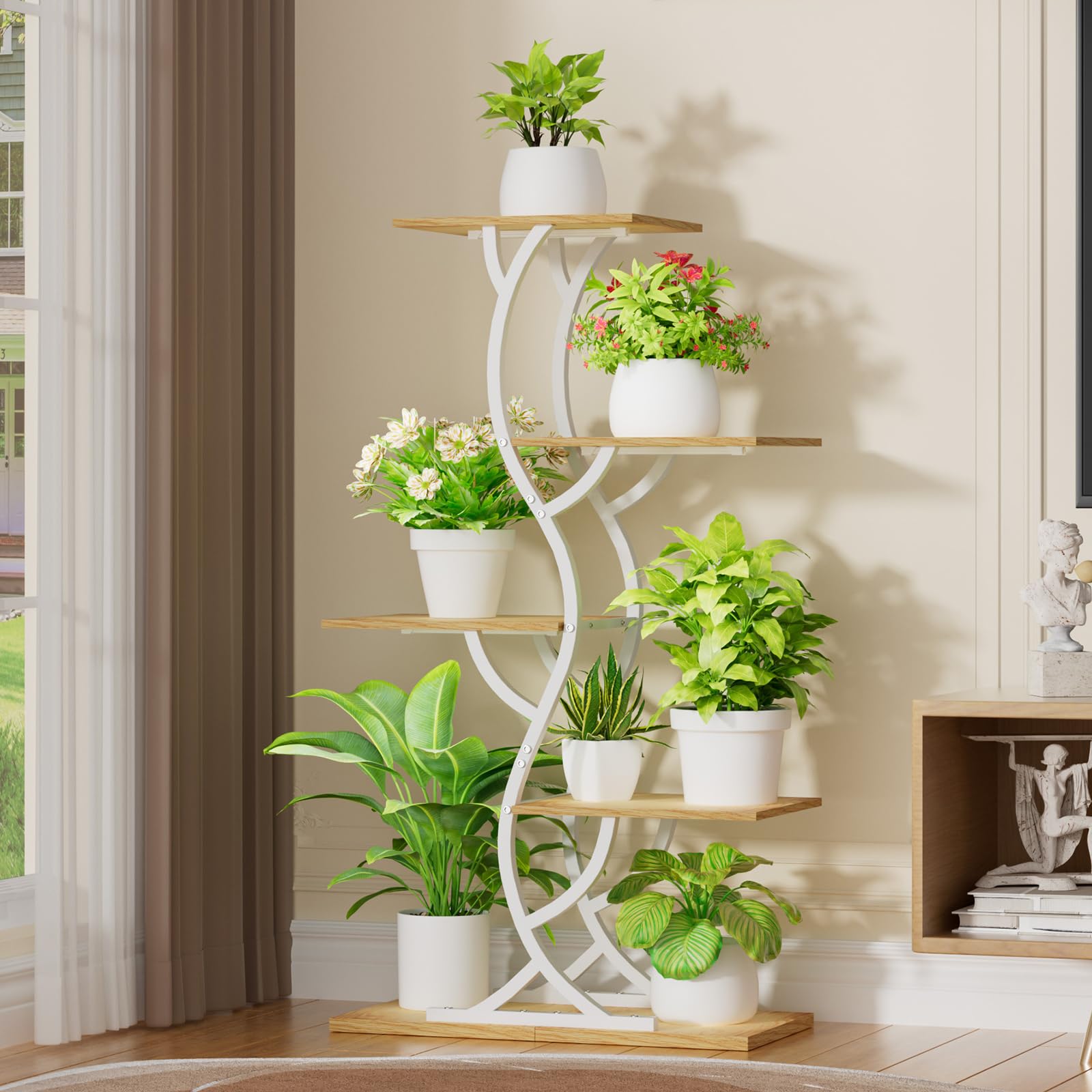 EVAWOO grow lights with timers and adjustable brightness.