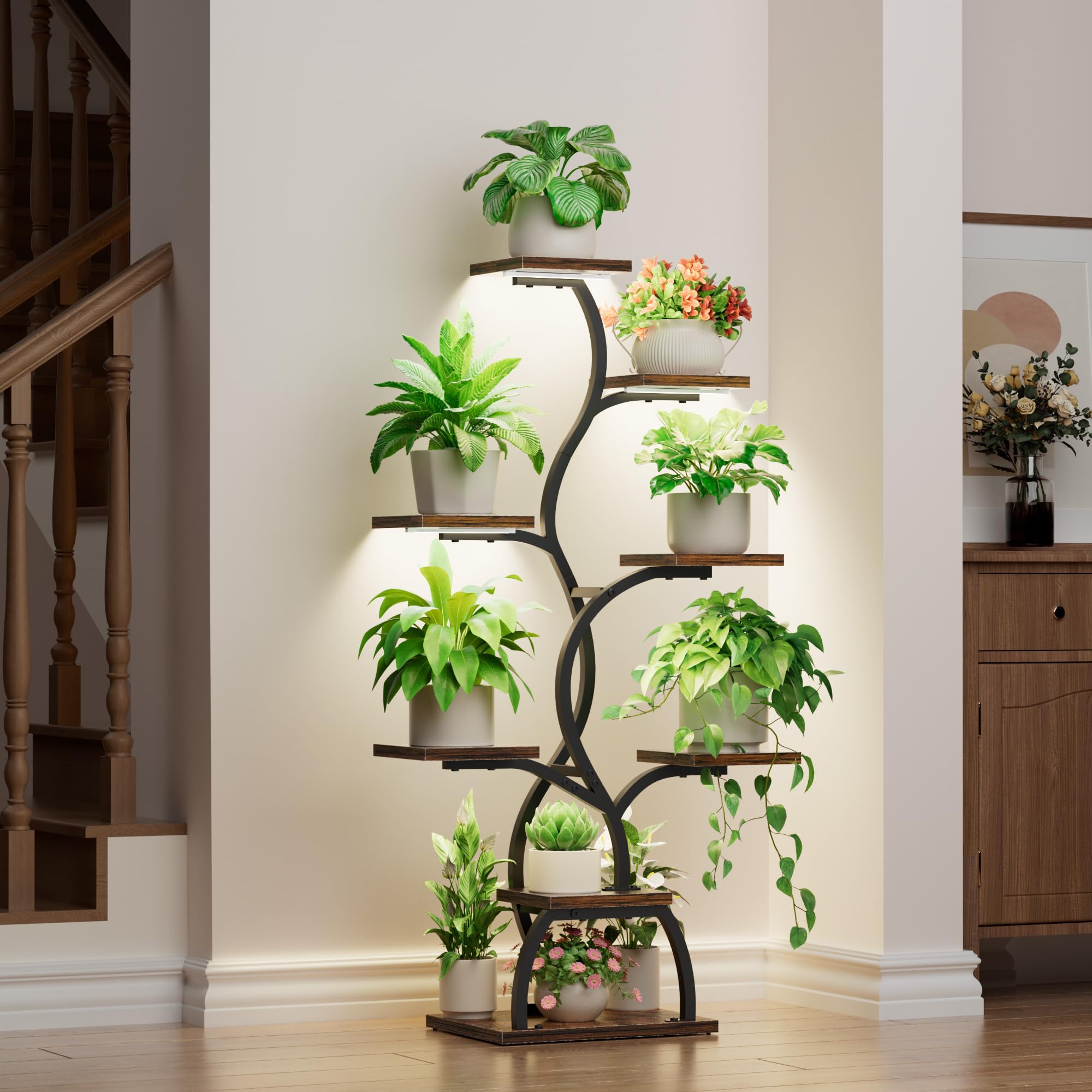 EVAWOO iron frame detail highlights sturdy construction and rust resistance