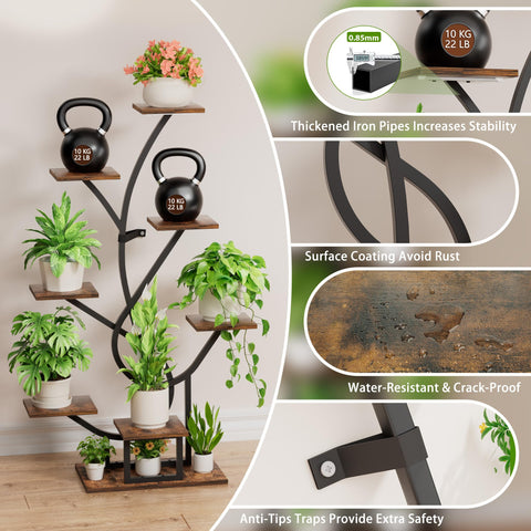 EVAWOO secure straps help prevent tipping around kids and pets