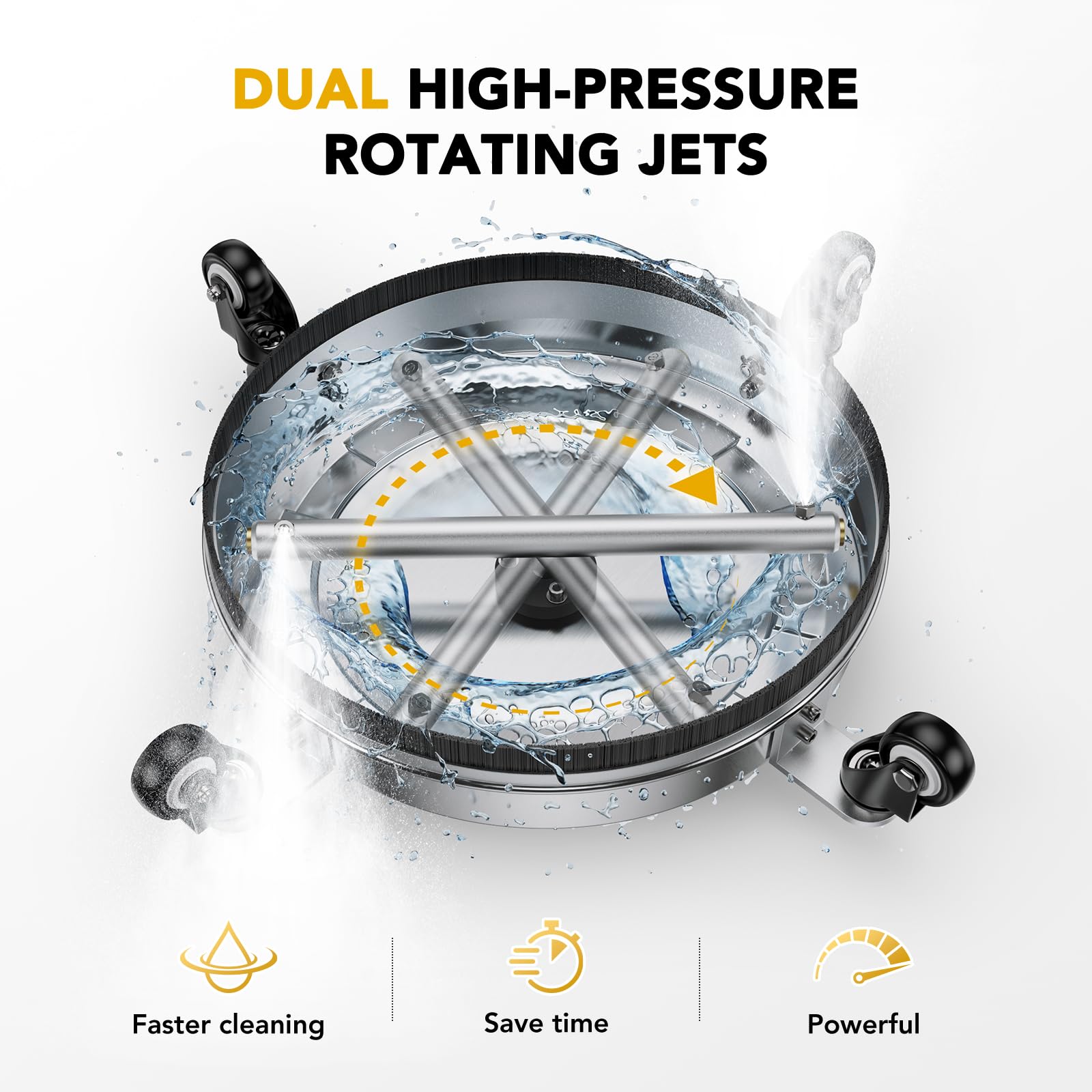 EVEAGE stainless steel body demonstrates durability and rust resistance.