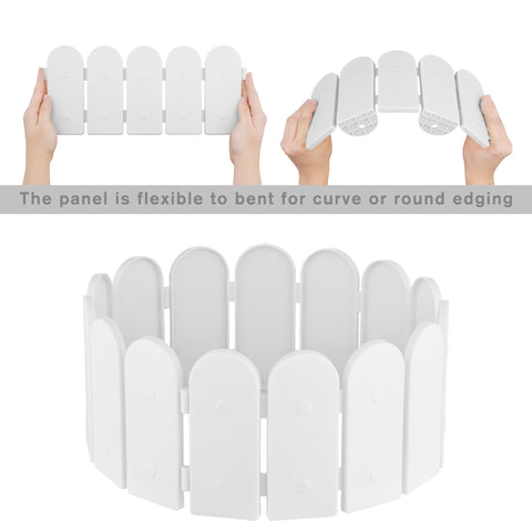 Evelyne sixteen-inch by seven-inch panels offer durable, uniform borders.