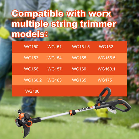 Pre-wound spools save time during yard maintenance.