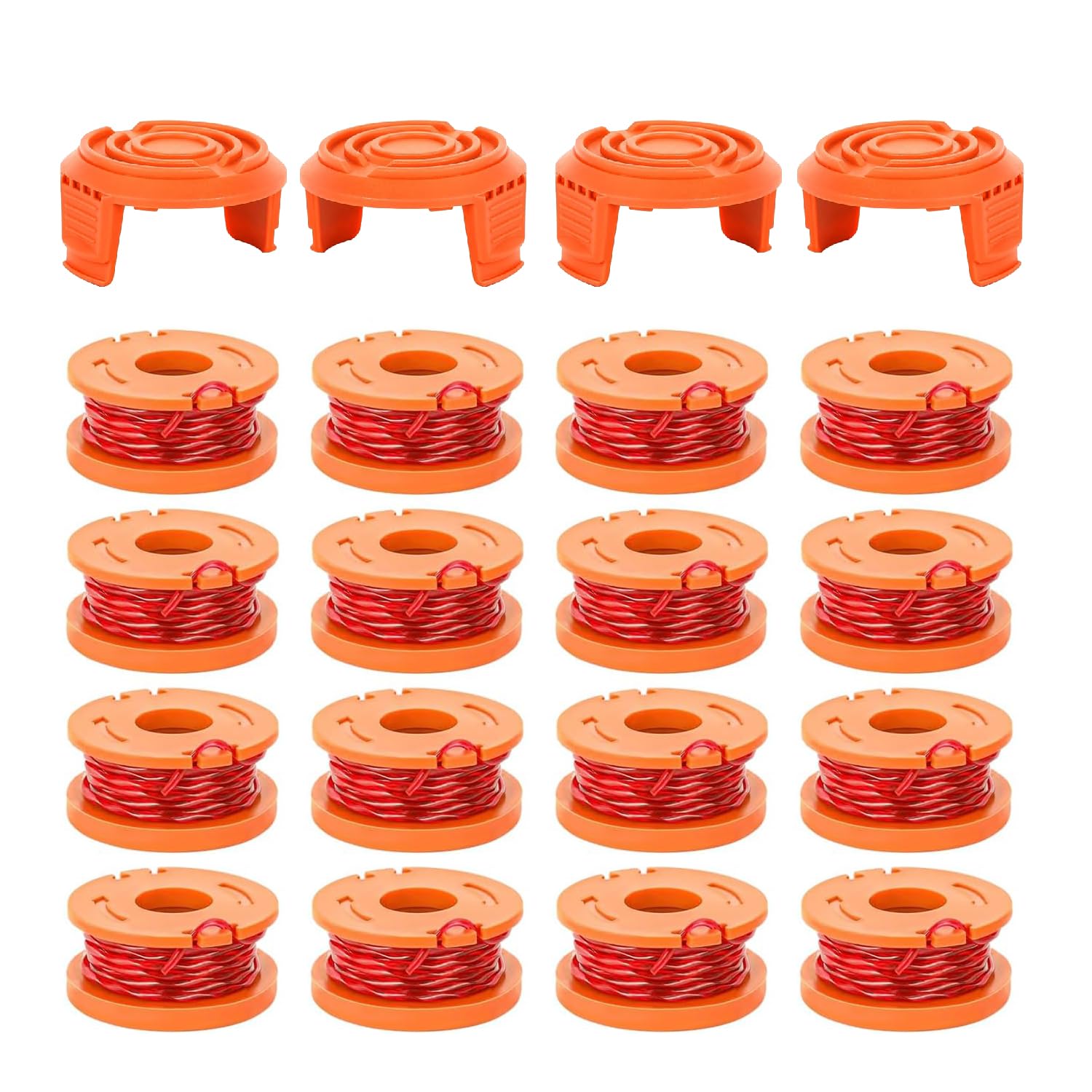 Evenlinkics WA0010 spool pack for Worx trimmers enables quick field replacements.