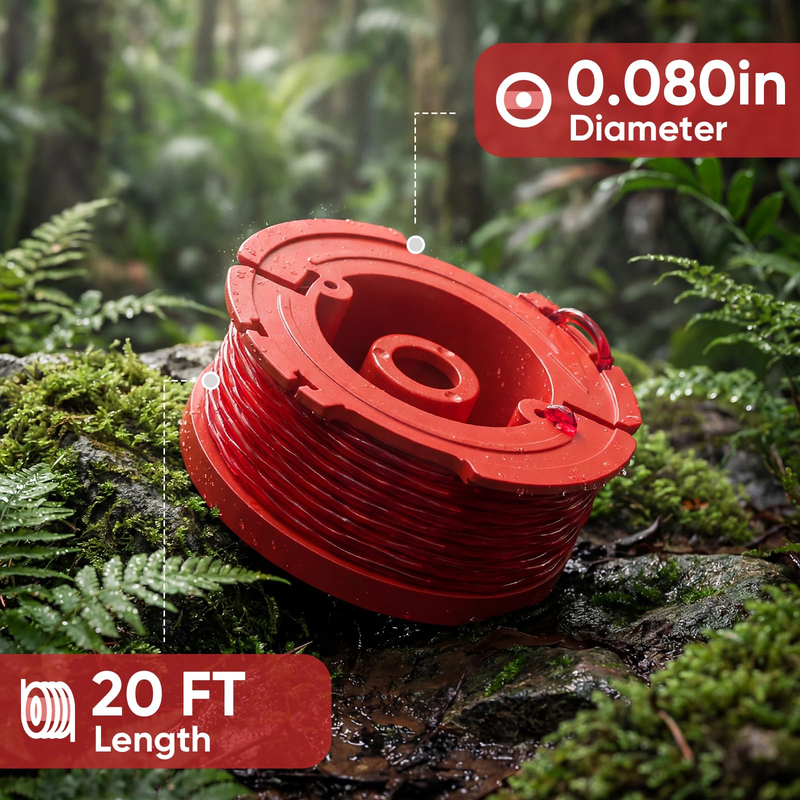 Eventronic 0.080-inch, 20 ft line with high tensile strength