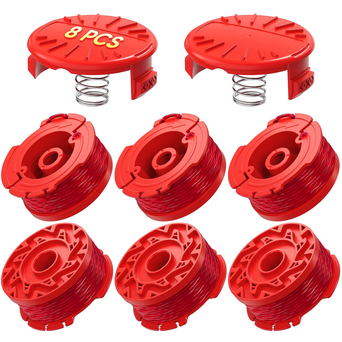 Eventronic 8-pack CMZST0803 weed eater line for reliable yard trimming