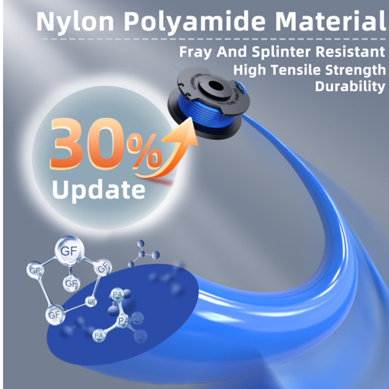 Eventronic abrasion‑resistant nylon line with strong wear resistance.
