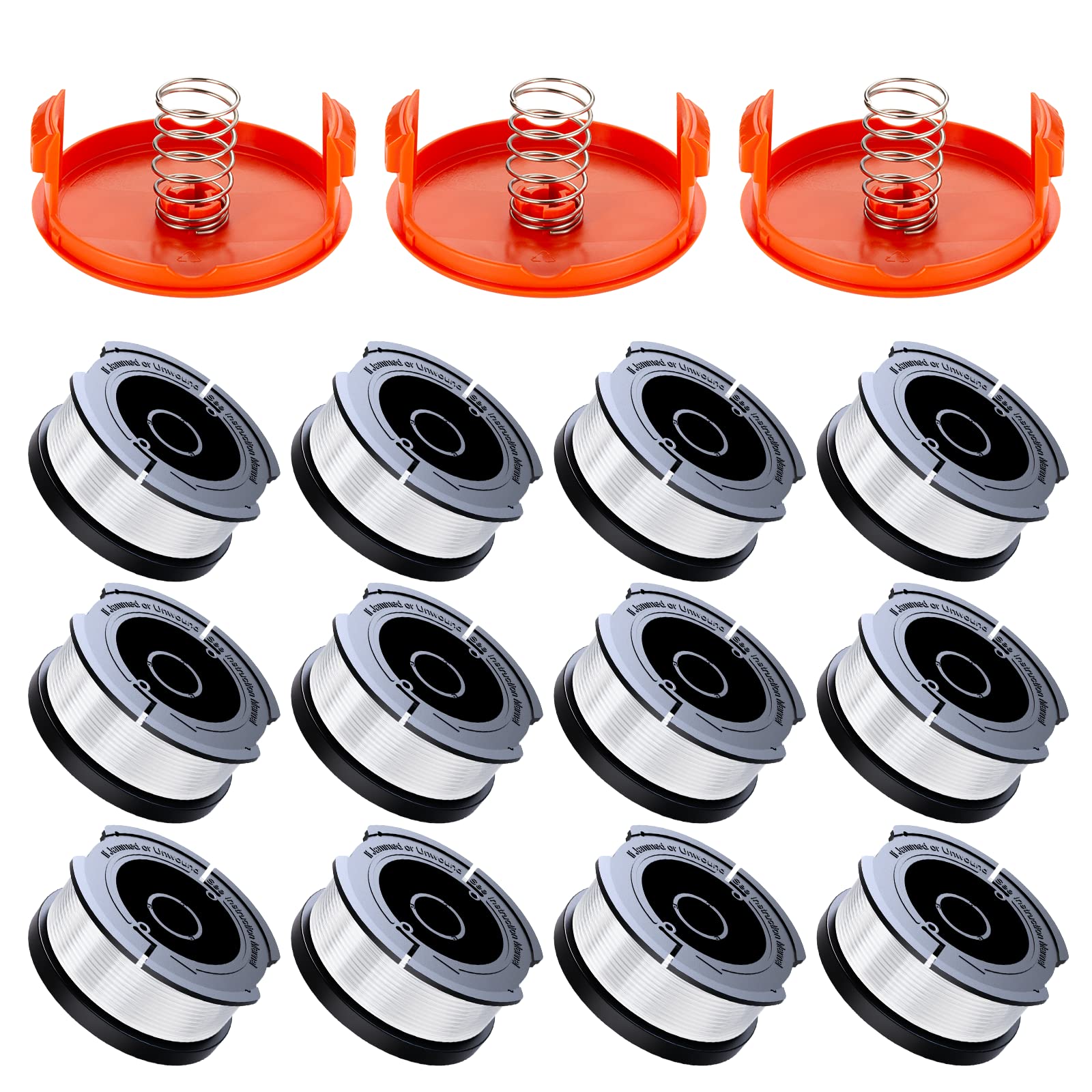 Eventronic AF100 spool-assembly shows easy compatibility with Black+Decker trimmers