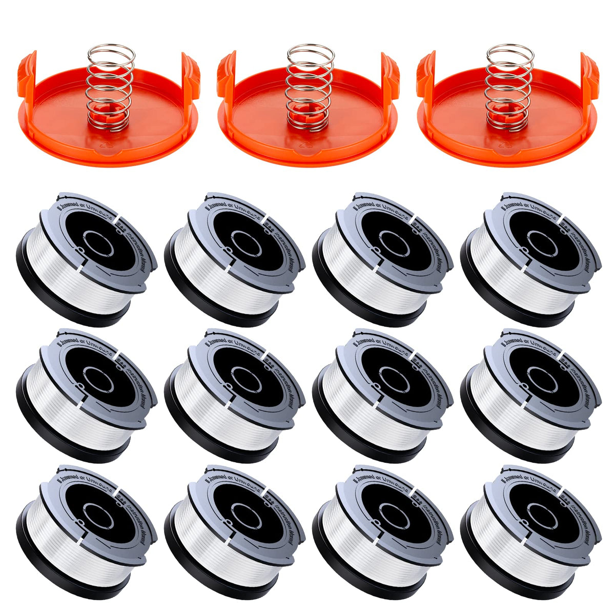 Eventronic AF100 spool-assembly shows easy compatibility with Black+Decker trimmers