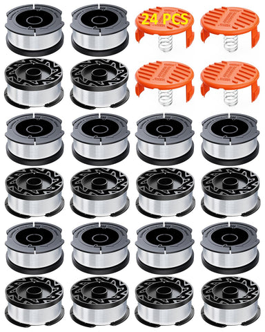 Eventronic AF100 spool assembly ready for quick replacement on Black+Decker trimmers