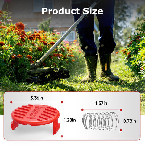 Eventronic protection keeps the spool area weed-free and the head stable.
