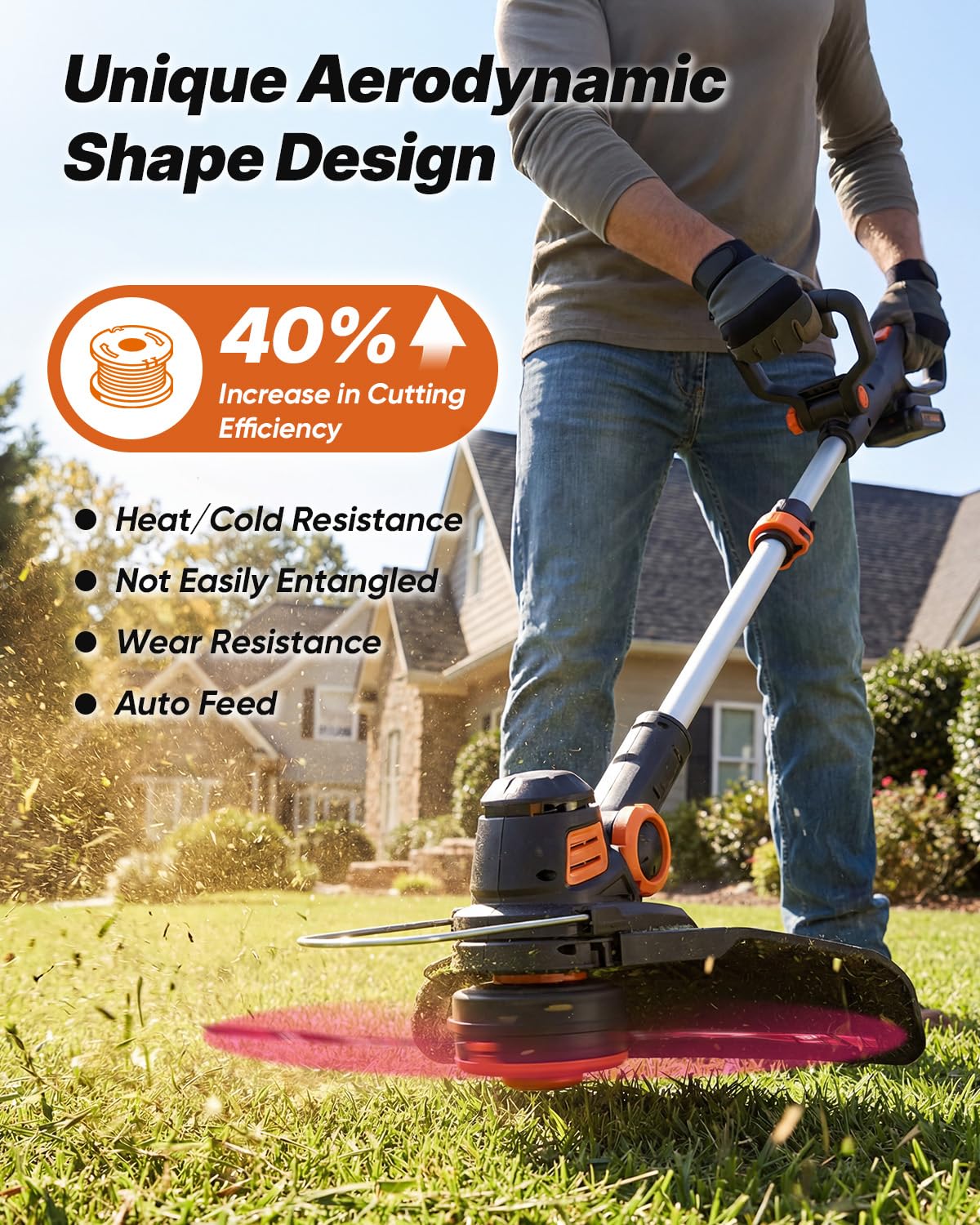 Eventronic nylon material close-up highlights long-wear and durability.