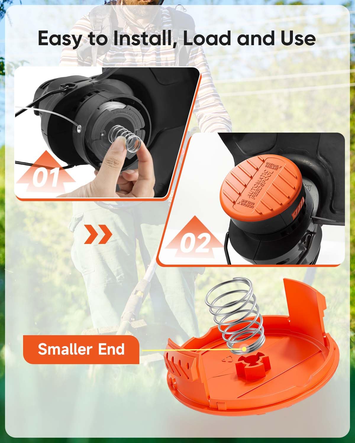 Eventronic RC-100-P rock-and-debris protection extends trimmer life.