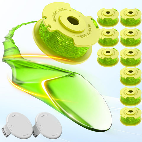 Eventronic weed wacker spool with Ryobi 18V compatibility for fast lawn edging.
