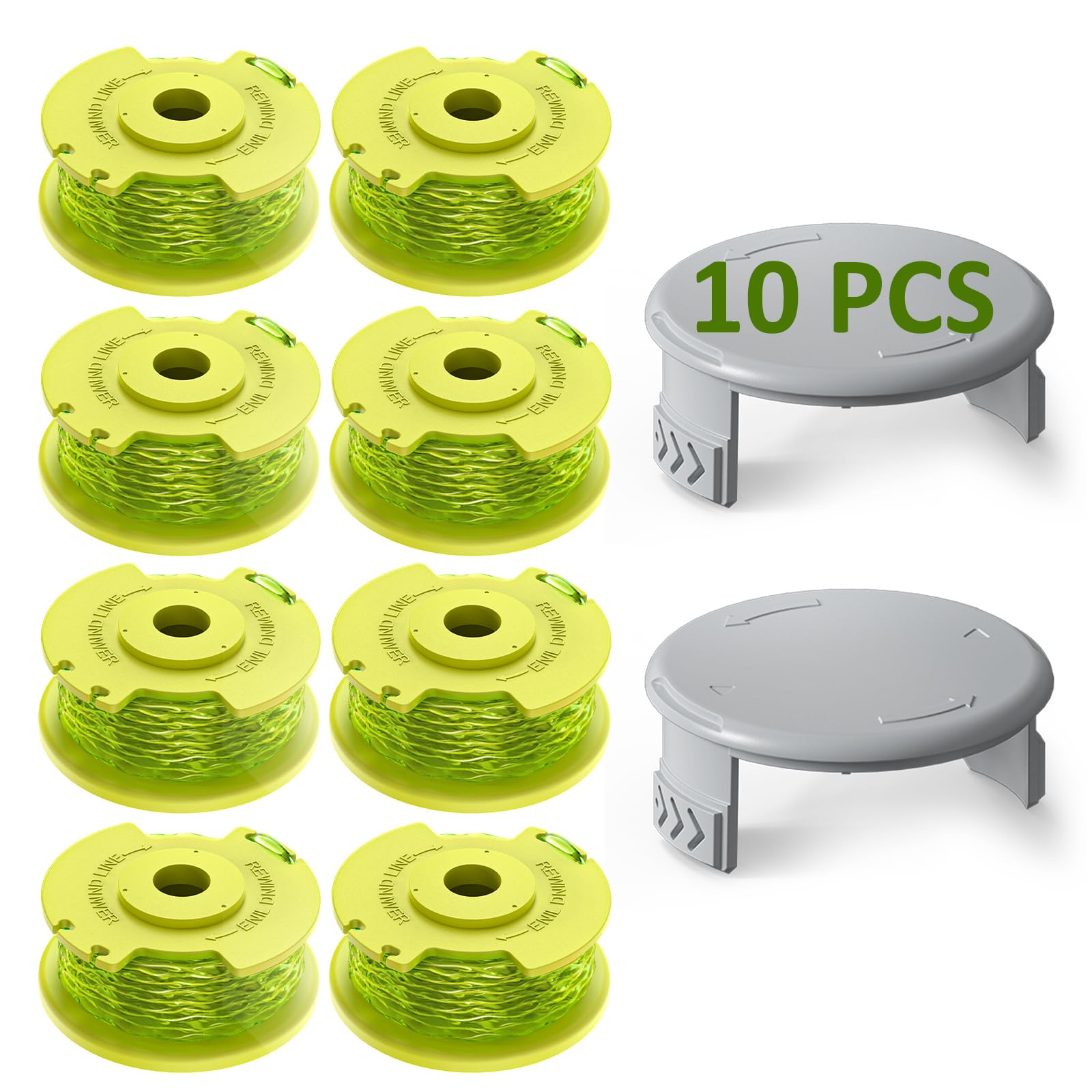 Eventronic weed wacker string for Ryobi One+ 18V compatibility delivers clean cuts.