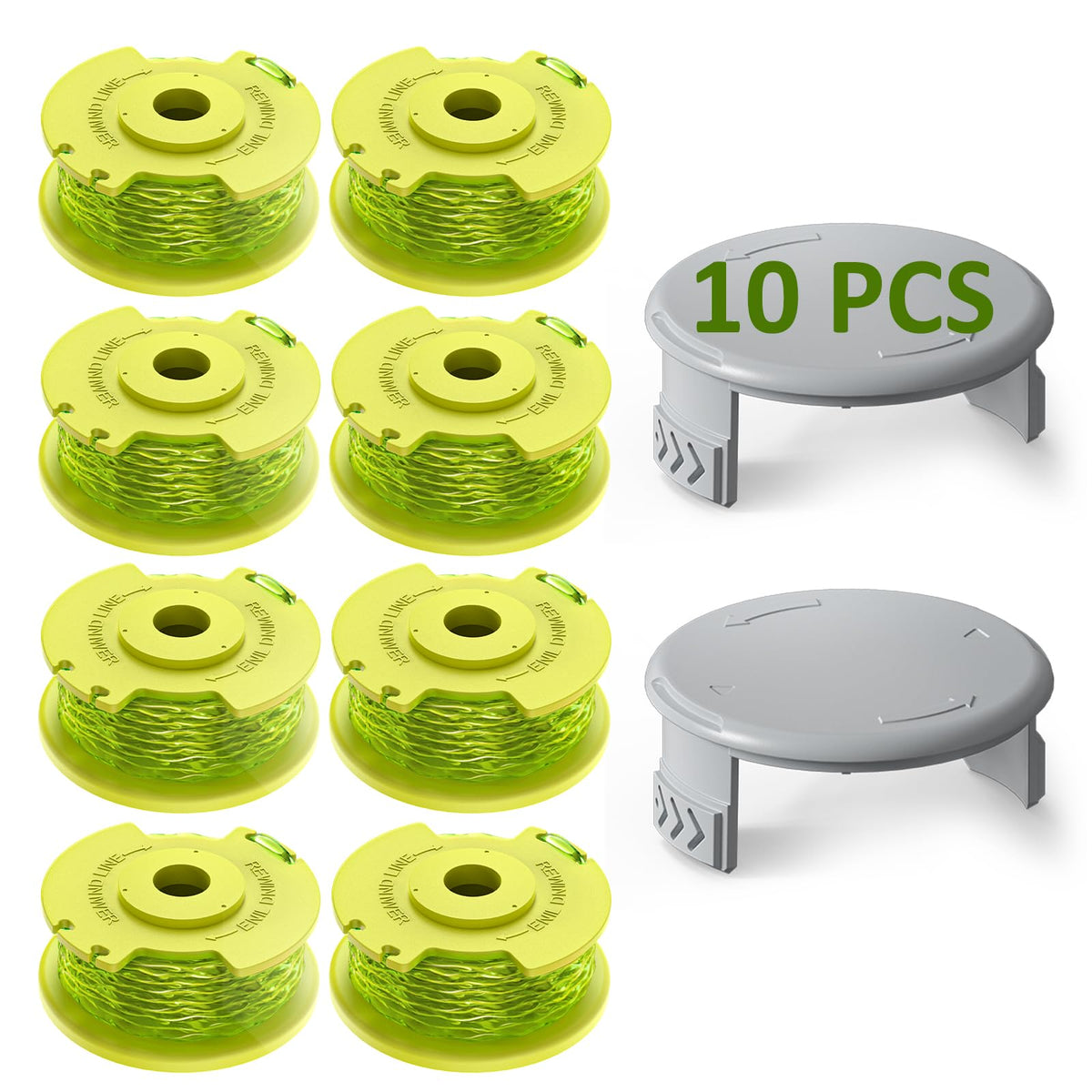 Eventronic weed wacker string for Ryobi One+ 18V compatibility delivers clean cuts.