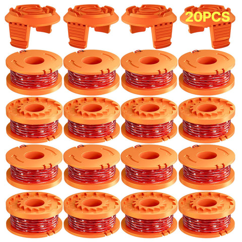Eventronic Worx replacement spool 20-pack ready for quick, durable trimming.
