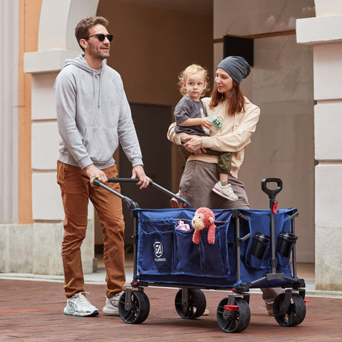 Ever Advanced wagon with reflective strips for night visibility and safety
