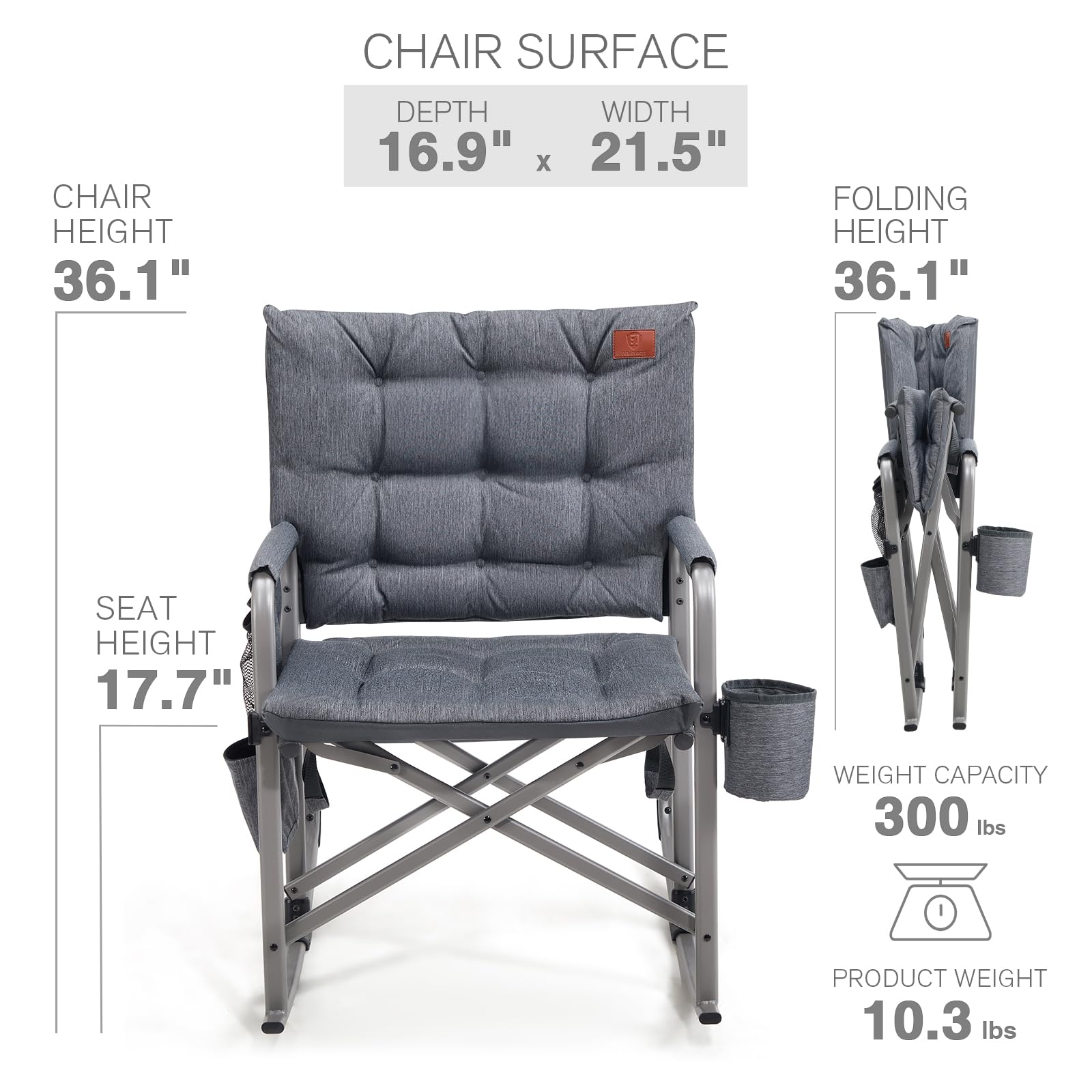 Ever Advanced hard-armrests help you sit and rise with confidence