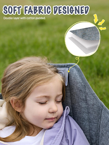 EVER ADVANCED Kids Hammock Chair side table and cup holder keep drinks in reach