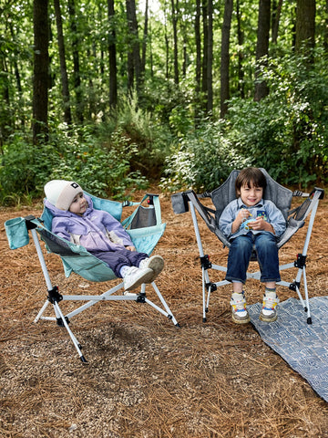 EVER ADVANCED Kids Hammock Chair sturdy stand provides stable seating on the go