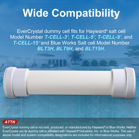 EverCrystal dummy bypass installation shown for easy seasonal maintenance.