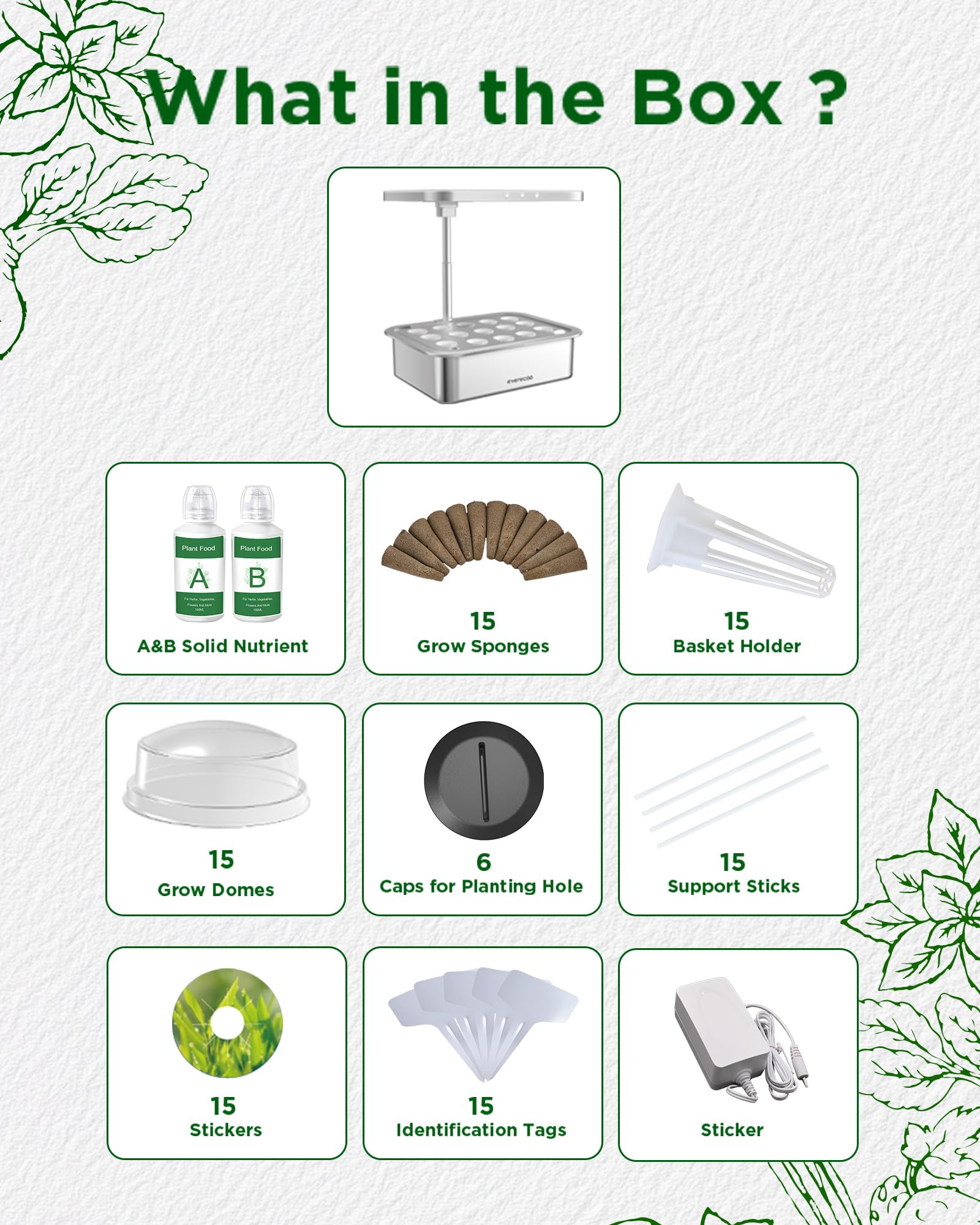 Evereco compact indoor garden perfect for kitchen or bedroom.