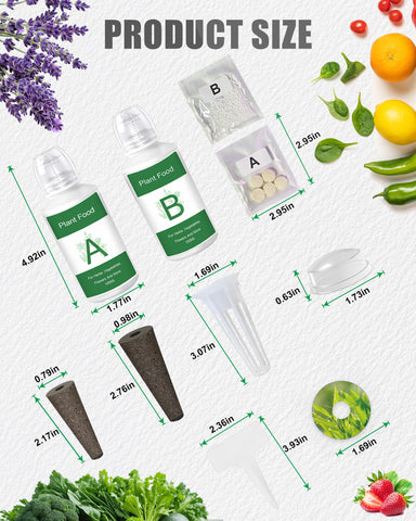 EVERECOO hydroponic kit in action, ideal for beginners with multiple plants