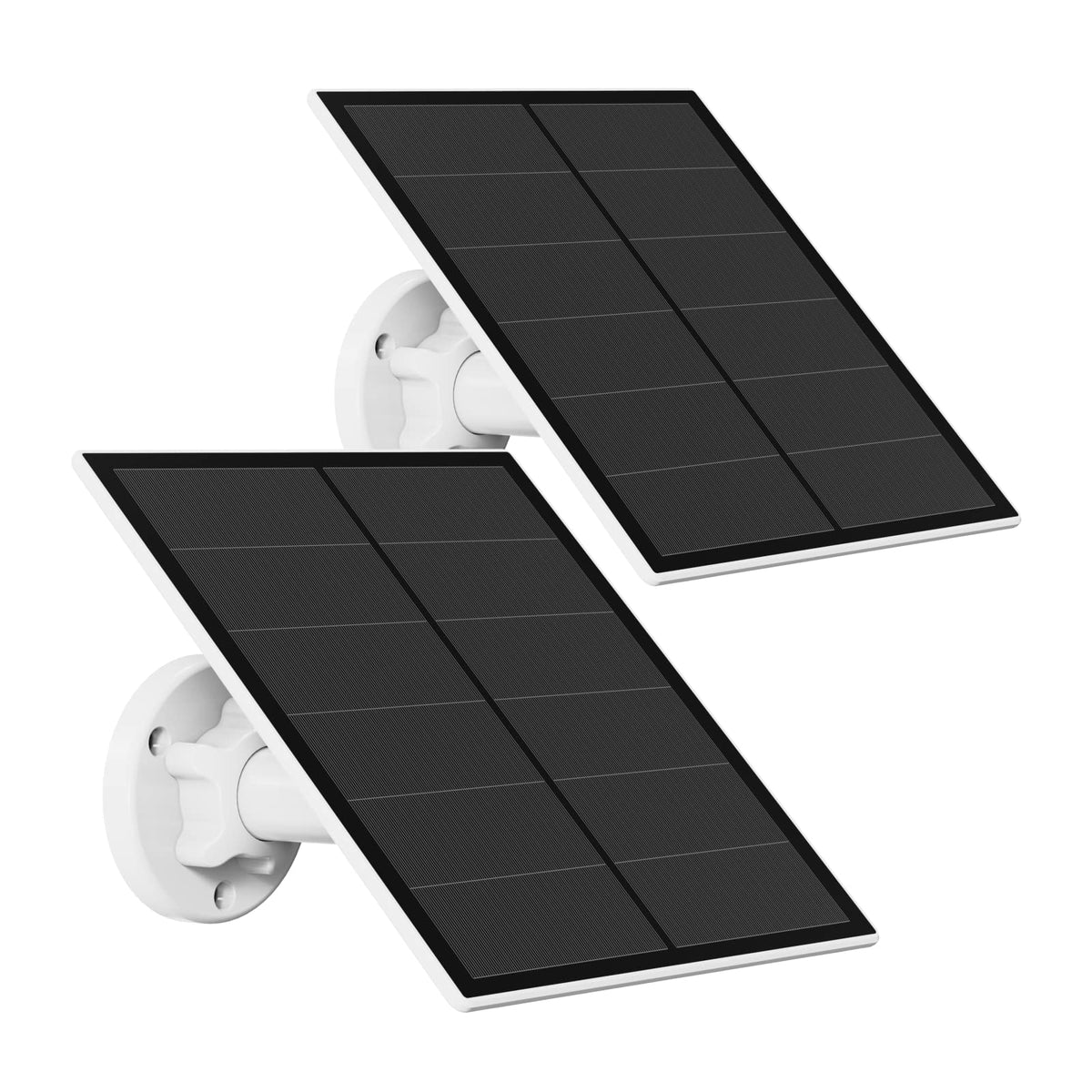 EverExceed 5W solar panel for security cameras charging in daylight outdoors.