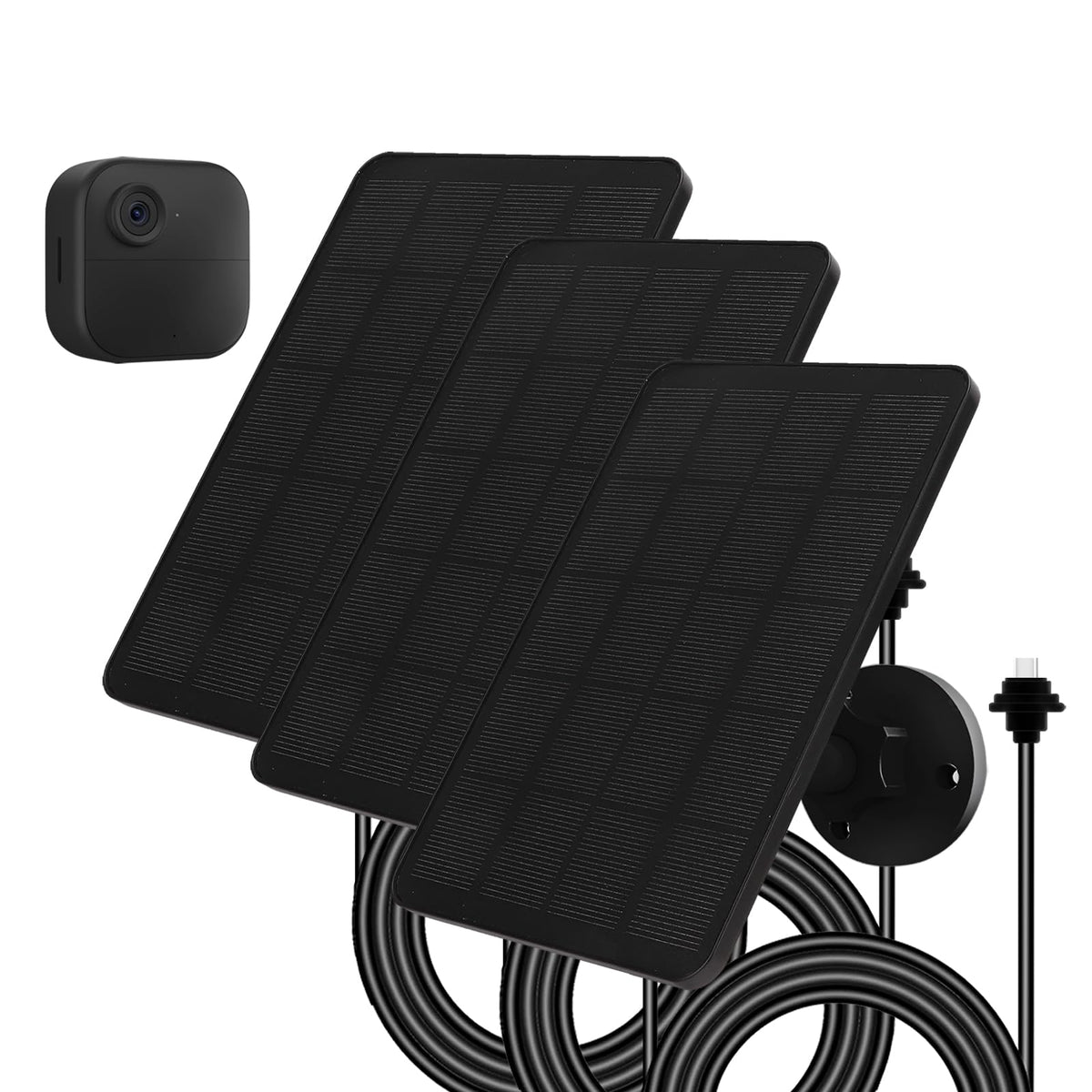 EverExceed Blink Outdoor 4W solar panel provides steady outdoor charging.