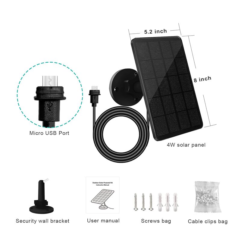 EverExceed included cables, screws, and clips simplify installation
