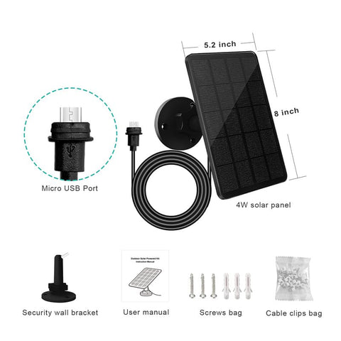 EverExceed included cables, screws, and clips simplify installation