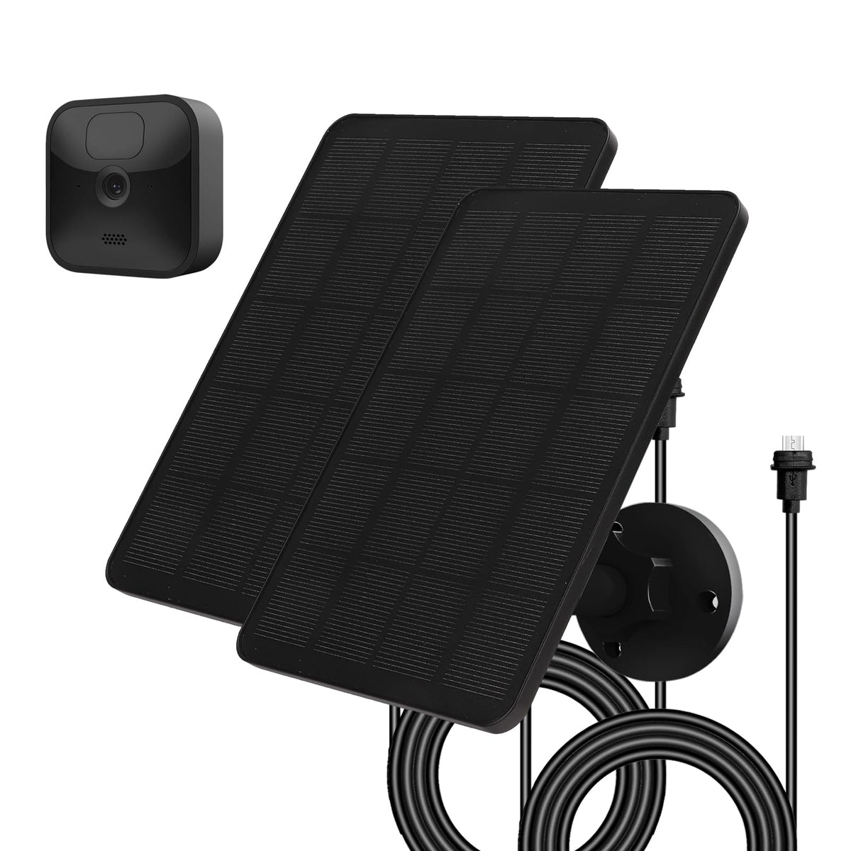 EverExceed solar panel for Blink Outdoor 3rd Gen powers outdoor cameras with sunlight