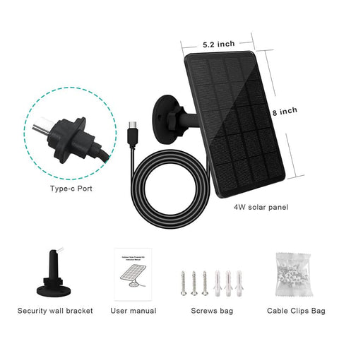 EverExceed two-pack solar solution powers Blink Outdoor cameras.