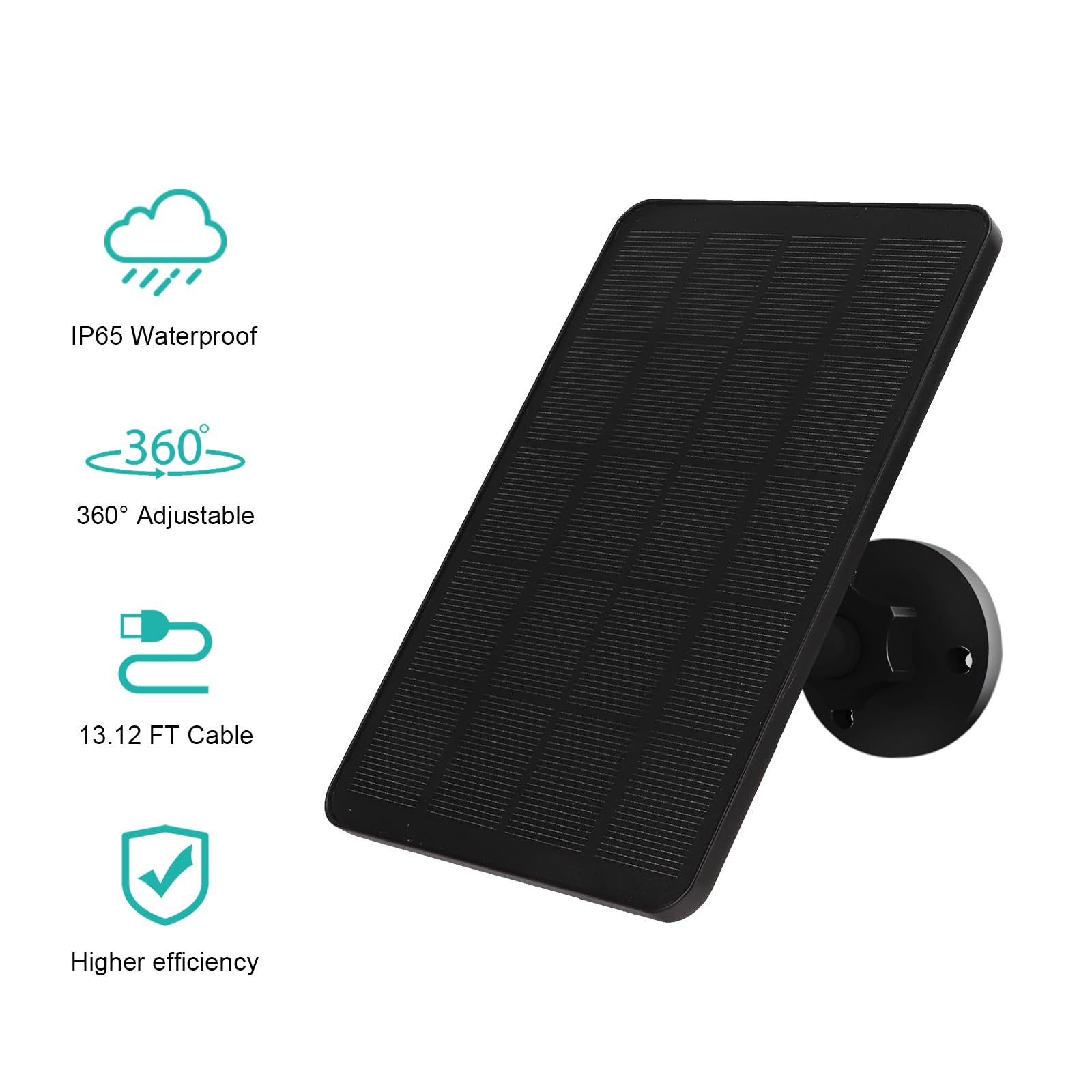 EverExceed two-pack solar panels with brackets enable multi-camera setups