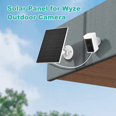 EverExceed Wyze solar panel with 9.8 ft cable for optimal sun exposure.
