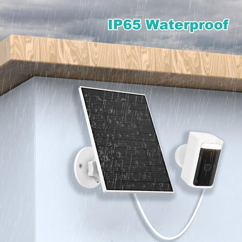 EverExceed Wyze solar panel packaging shows mounting screws and manual.
