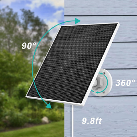 EverExceed Wyze panel includes micro USB adapter and waterproof plug for easy setup.