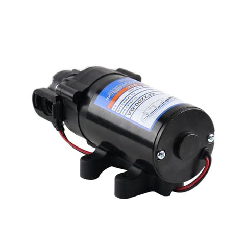 Everflo EF2200-QA-BOX 12V diaphragm pump delivers up to 2.2 GPM for efficient transfers.