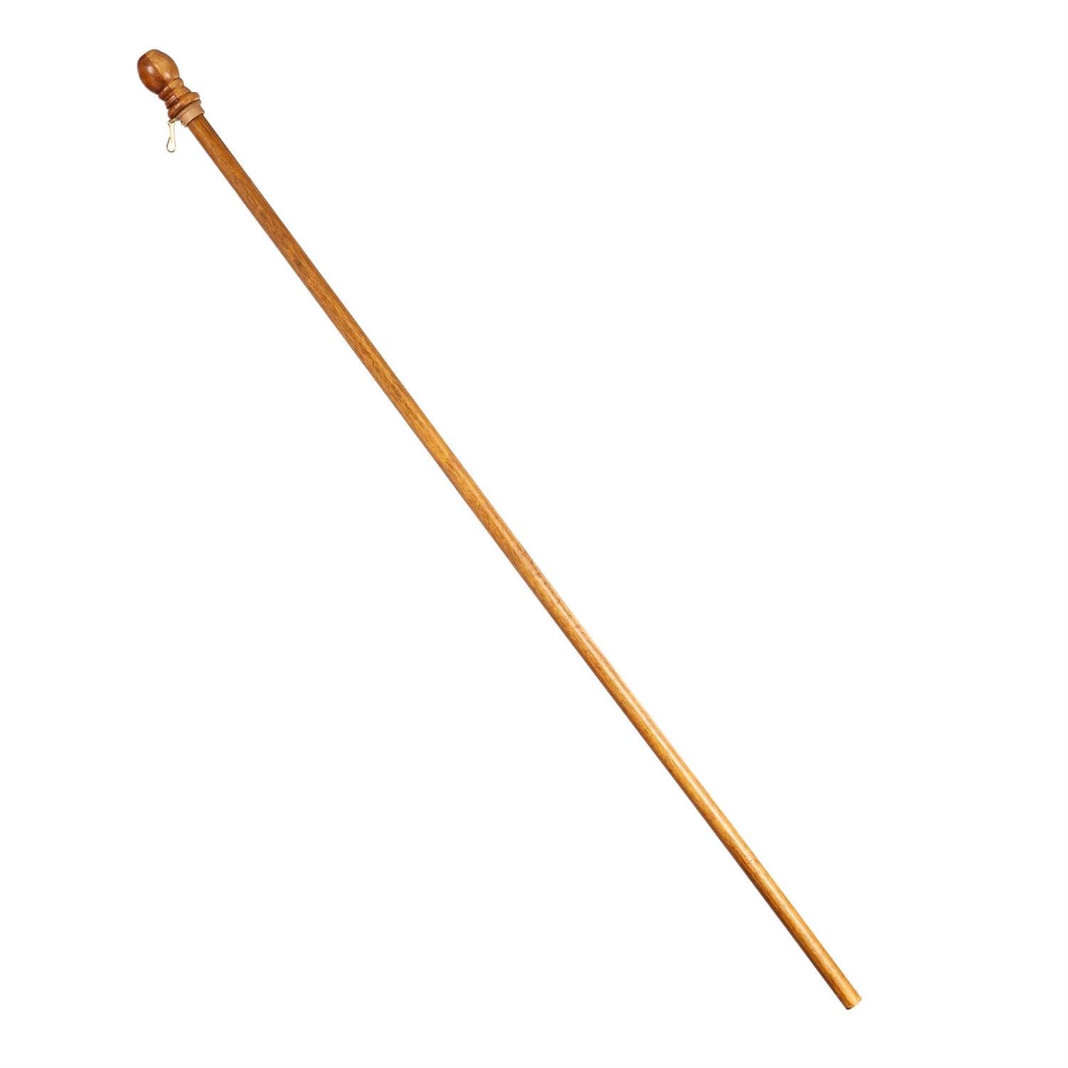 Evergreen Flag 56in solid wood pole for outdoor flags with durable finish