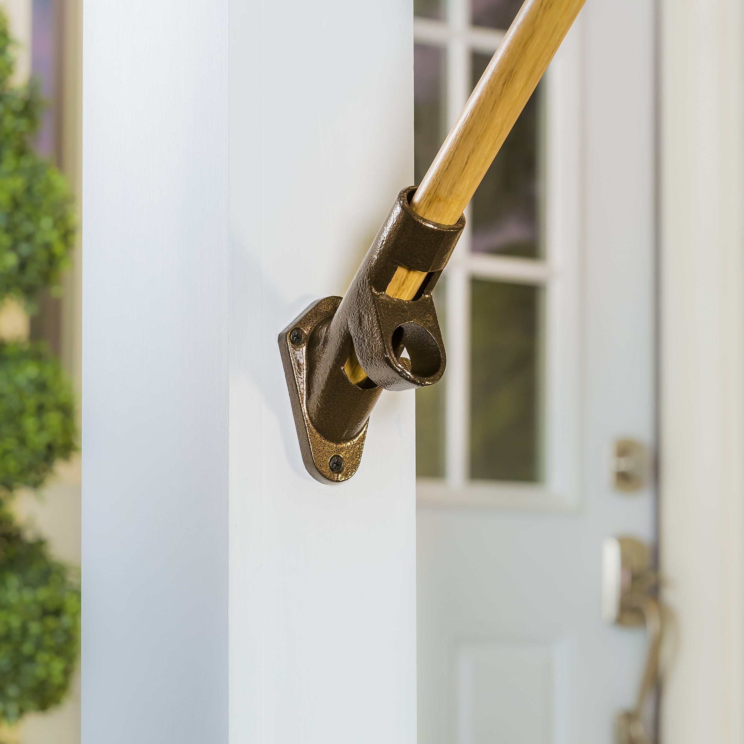 Evergreen Flag Bracket includes hardware for quick installation.