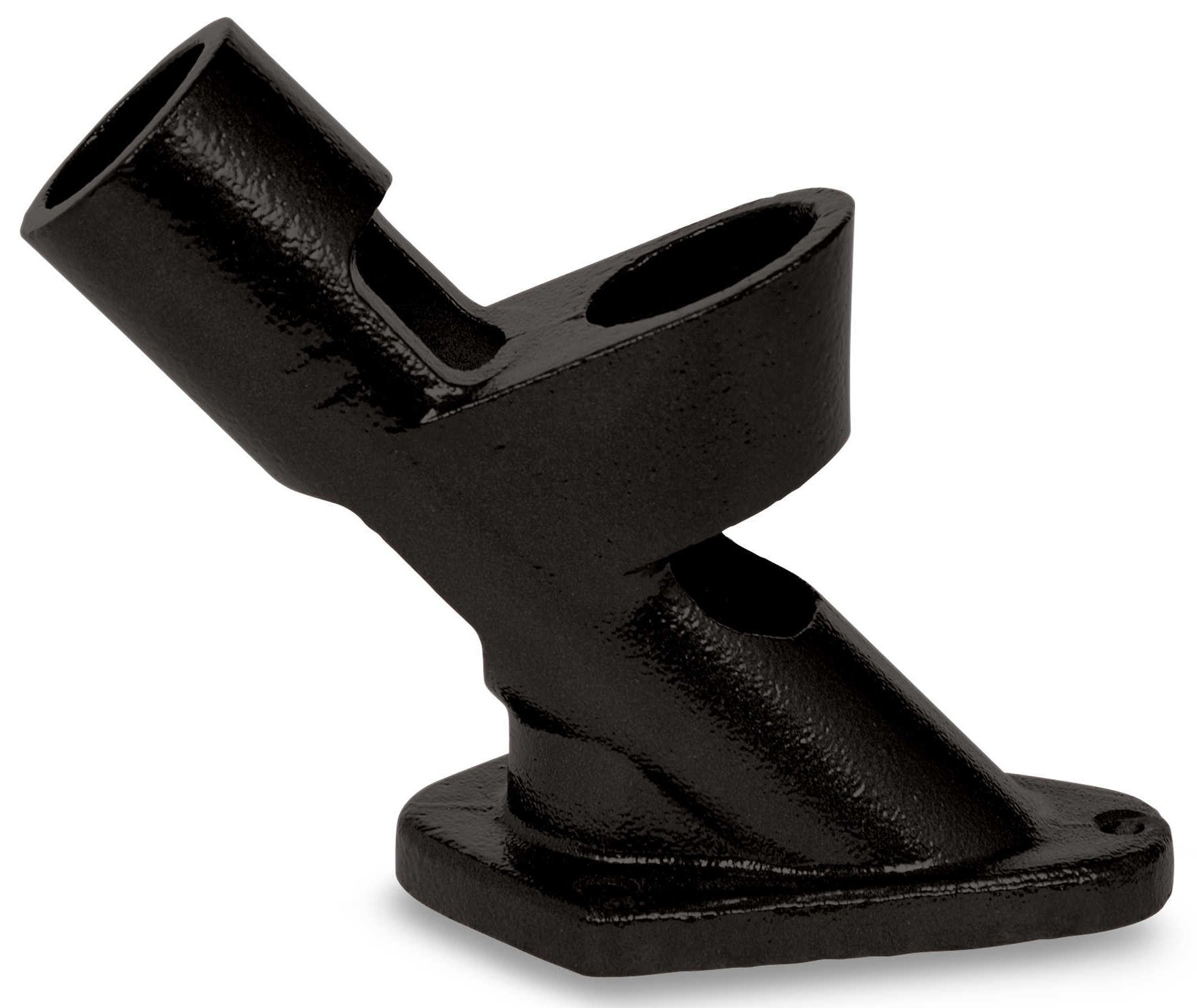 Evergreen Flag two-position cast iron bracket offers 45/90-degree adjustability for outdoor flags.