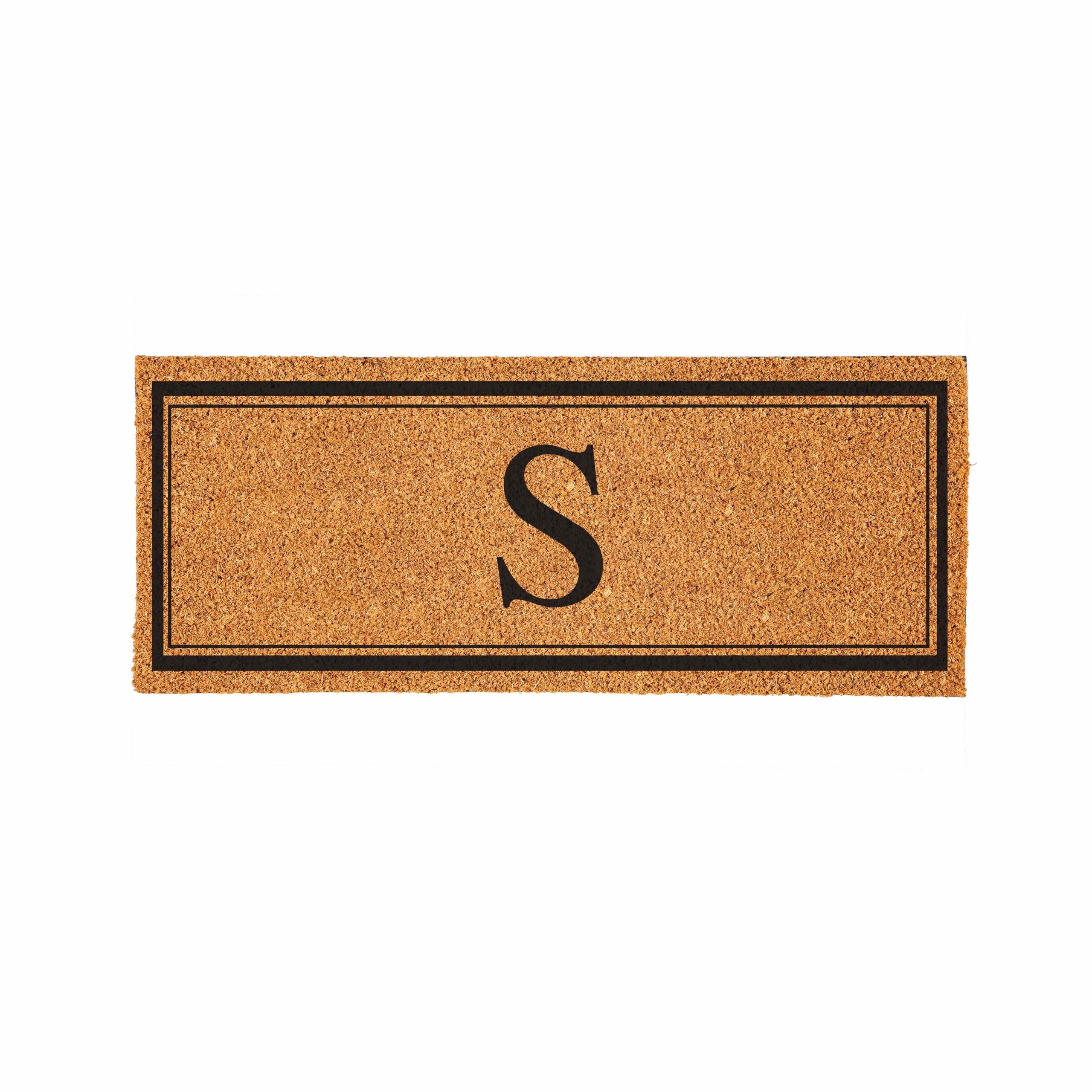 Evergreen Flag housewarming gift doormat monogram adds personal touch.