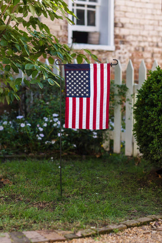 Evergreen Flag gravesite-patriotic-flag suitable for veterans memorial displays.