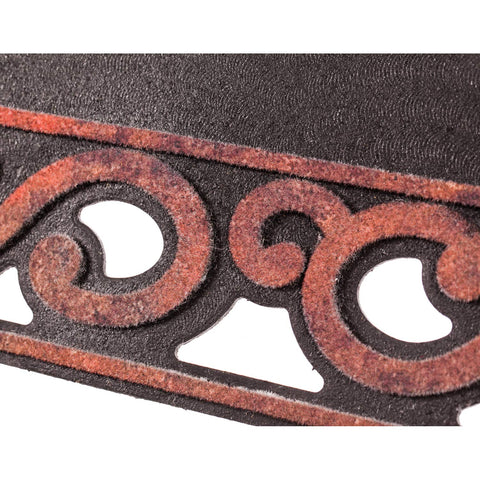 Evergreen Flag Sassafras mat tray offers indoor-outdoor versatility for entryways.