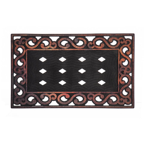 Evergreen Flag Sassafras mat tray all-weather durability protects floors.