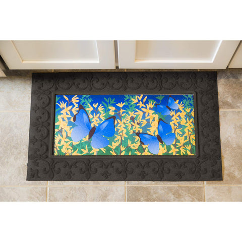 Switchable Sassafras mats designed to refresh your entry with seasonal style
