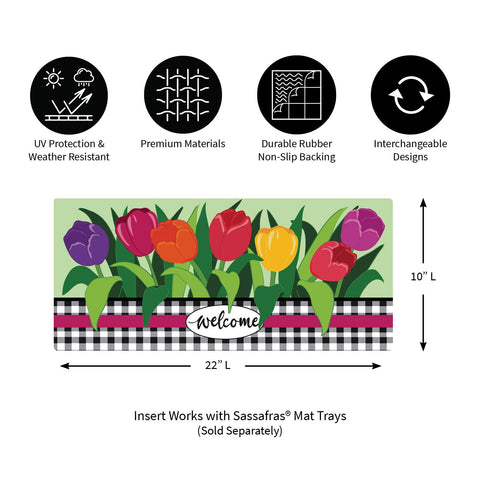 Sassafras artwork close-up shows fade-resistant print for long-lasting outdoor use.
