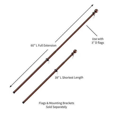 Evergreen Flag wall bracket installation ready for easy setup