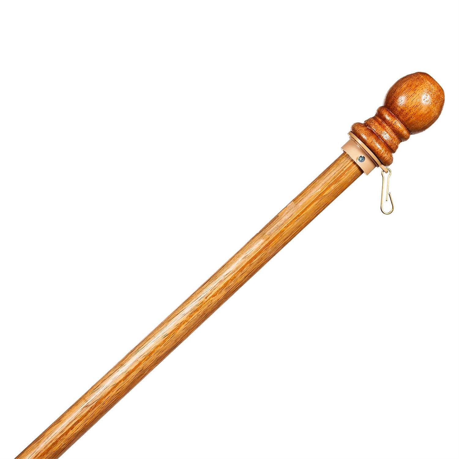 Weatherproof seal helps outdoor Evergreen Flag pole withstand elements