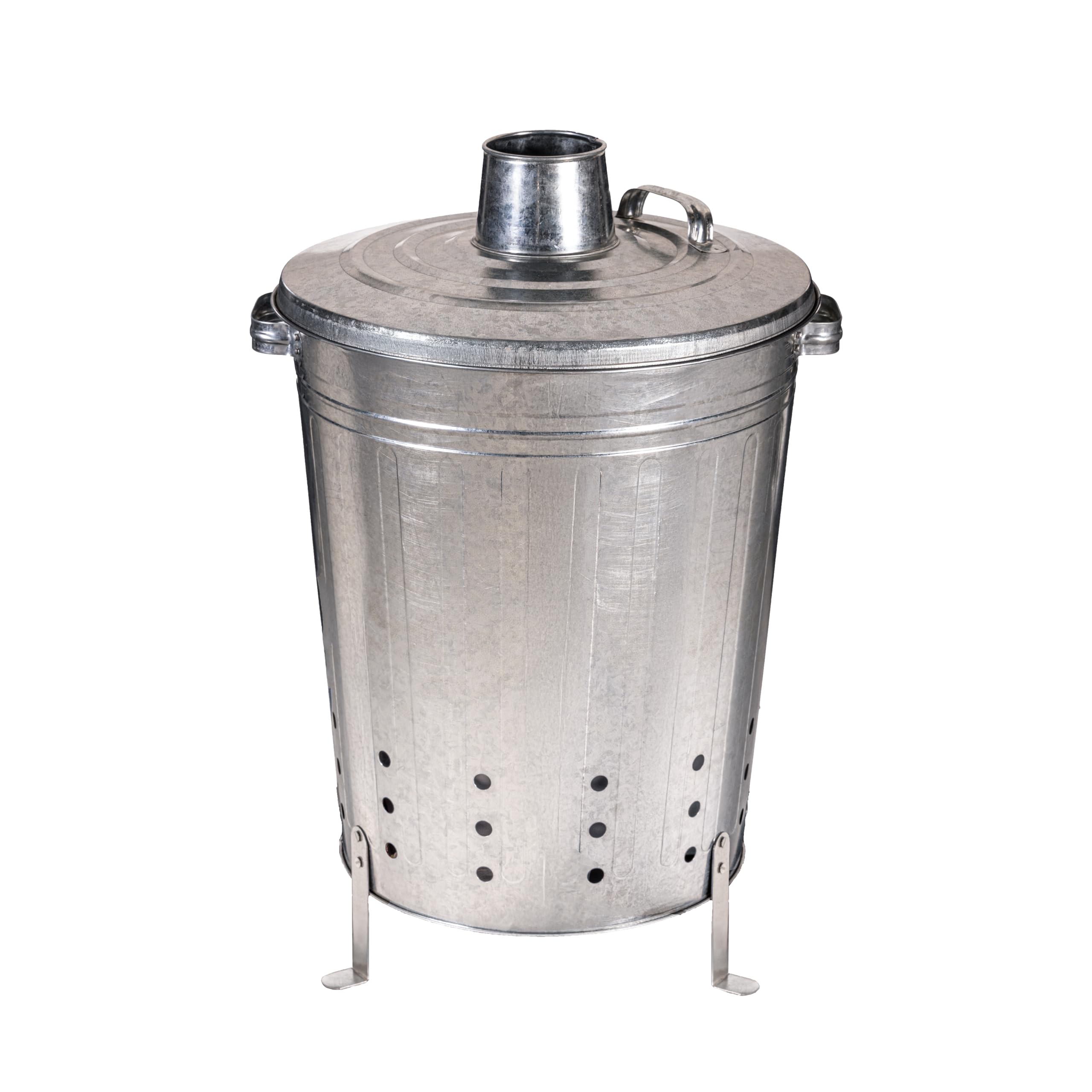 Evergreen Garden incinerator ash disposal process shown for privacy and disposal.